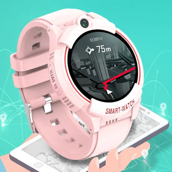 IP67 waterproof LTE Safeguard Birthday gift GPS Watch Tracker with HD Camera for remote snapshot free global video call