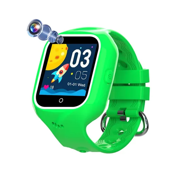 Latest 4G IP67 waterproof Promotion Gift Personal GPS Watch with HD camera for remote snapshot video call SOS emergency help D32