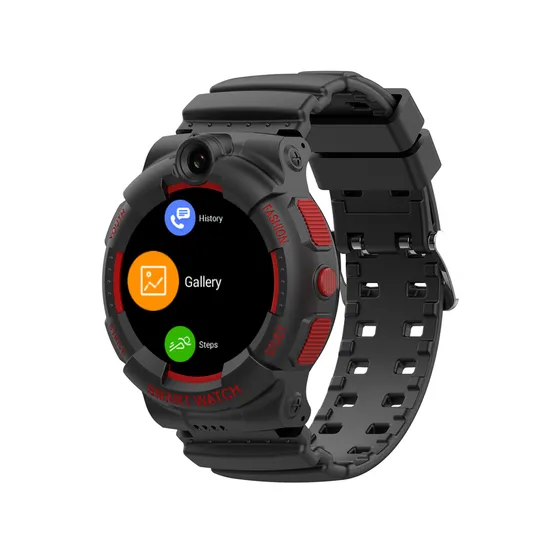 Latest High Quality 4G LTE IP67 Waterproof HD Camera round screen Safety Hidden GPS Tracker Kids SOS Smart Watch D48P