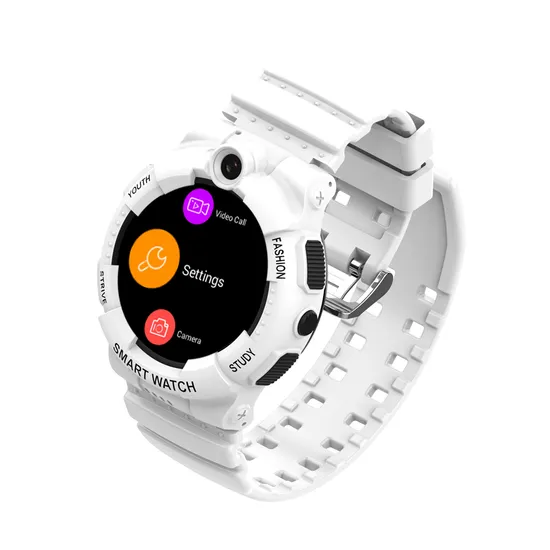 Latest High Quality 4G LTE IP67 Waterproof HD Camera round screen Safety Hidden GPS Tracker Kids SOS Smart Watch D48P