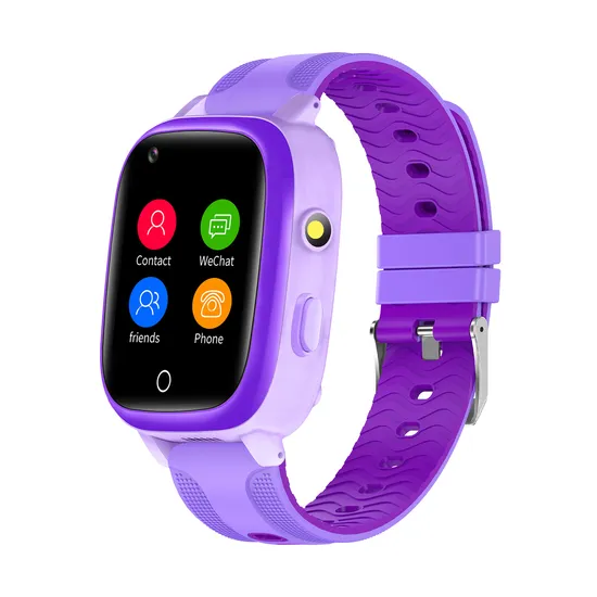 Latest Launched  4G IP67 Waterproof Child GPS Tracker Device with HR/BP& Body Temperature for Fitness Tracking D4LK