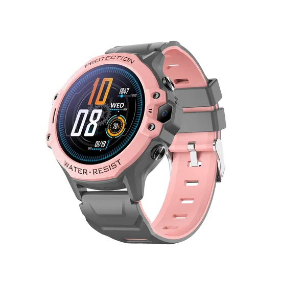 New Arrival 4G Warer Resistance IP67 Kids Student s Children personal smart GPS Watch phone with history tracking for security remote monitoring D42C