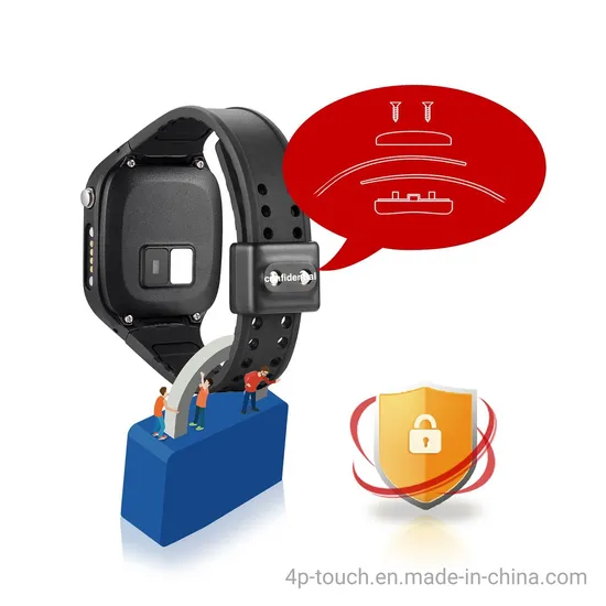 New Arrival IP67 Waterproof LTE Tamper-Proof Body Temperature GPS Watch Bracelet with Software Customization T30