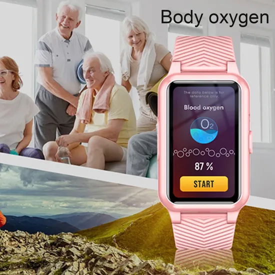 New arrival China manufacture 4G waterproof security elderly parent GPS Watch tracker with thermometer Heart rate blood pressure SP02 healthcare Y46