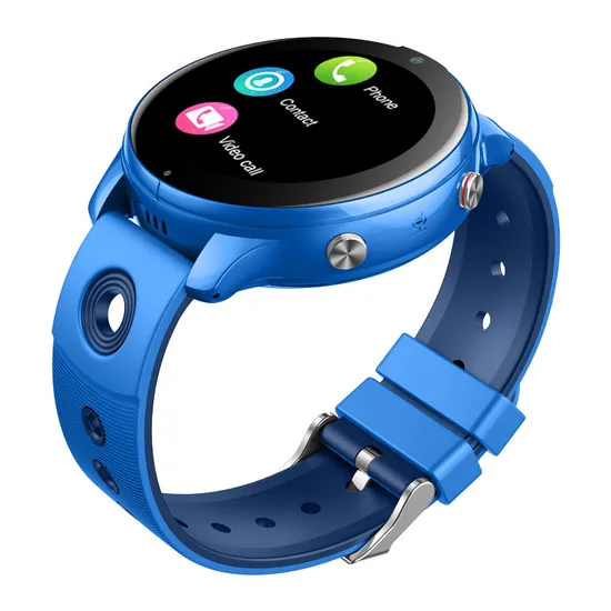 New arrival round large screen 4G kids safety GPS Smart watch Tracker with IP67 waterproof video call D42U