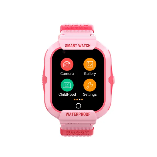 Quality 4G IP67 Waterproof Students GPS Tracker Watch with HD Camera for Snapshot Video call for personal security P42U