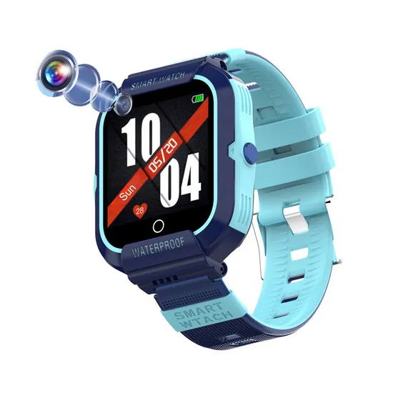 Quality 4G IP67 Waterproof Students GPS Tracker Watch with HD Camera for Snapshot Video call for personal security P42U