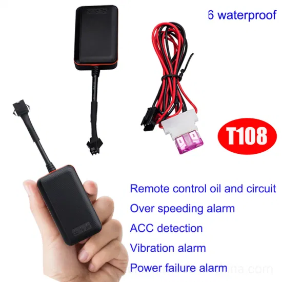 2G GSM Waterproof Car Tracker GPS Vehicle Tracking Device with Fuel Tank Capacity Detection T108