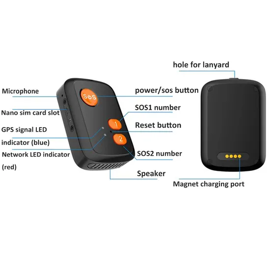 4G LTE IP67 waterproof Slim design accuracy personal security GPS Tracker gadget with fall down alert Y41E