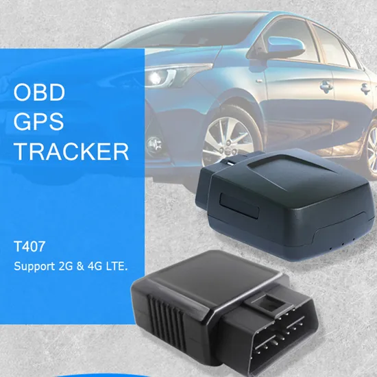 China Factory 4G OBD Plug and Play Automotive Vehicle GPS Tracker Device with Power Cut Alarm T407