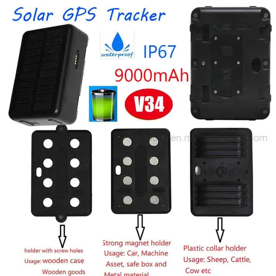 China factory 2G IP67 Waterproof Ultra-Long Battery Life Solar Power Cow Livestock Sheep cattle GPS Tracker V34