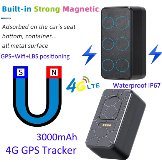 China factory waterproof 4G Long time working easy to install magnetic car GPS tracking device for vehicle/container/automobile Y13