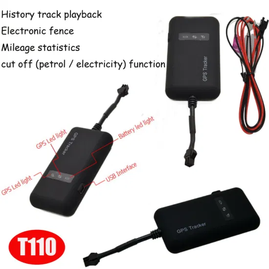 China manufacturer 2G Automotive bike Motorcycle safety Mini Vehicle GPS Tracker for Car with remote Cut off engine T110