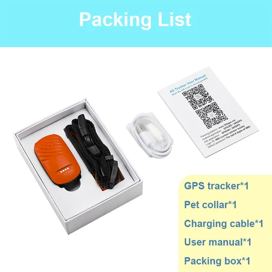 Factory OEM latest waterproof 4G pet tracker GPS with collar free mobile APP for dog cat animal real time tracking Y33