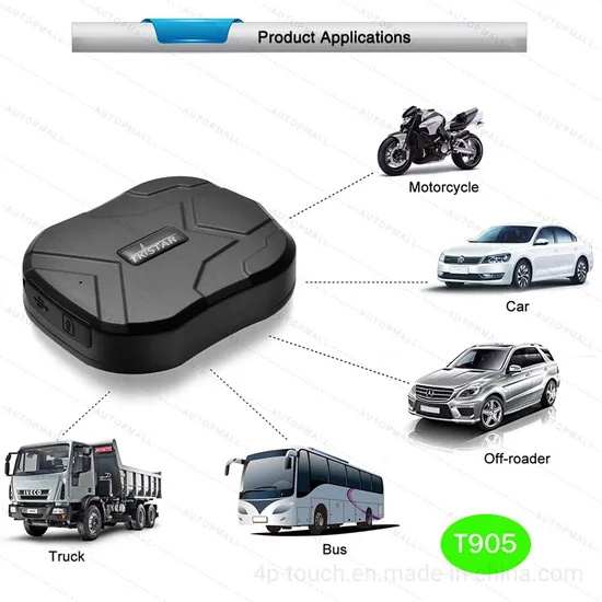 Factory Supplier 2G Free APP Real Time Google Map Tracking Magnetic Vehicle GPS Tracker with SOS Alarm T905