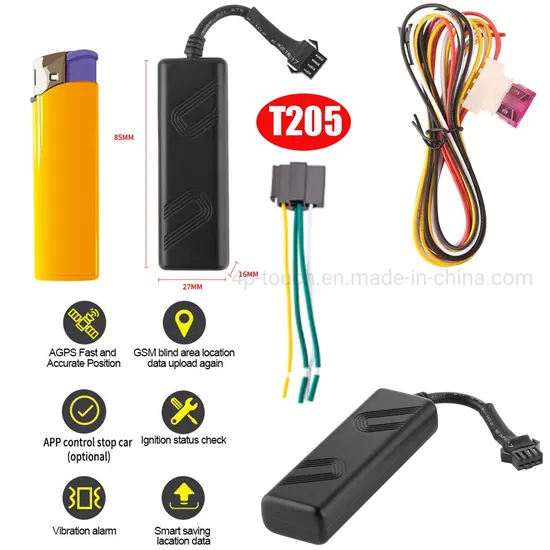 Factory supply GSM Anti-Theft Car GPS Navigation with Free APP for Vehicle Tracking T205