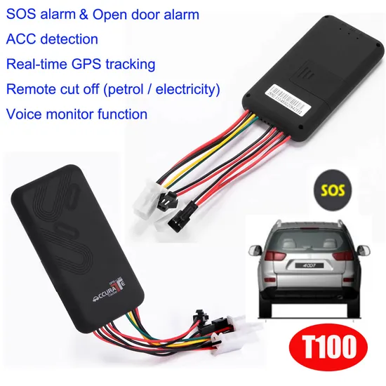 High Quality 2G Bike Motorcycle security Car GPS Tracking locator for Vehicle Tracker with Remote Cut off Fuel Engine T100