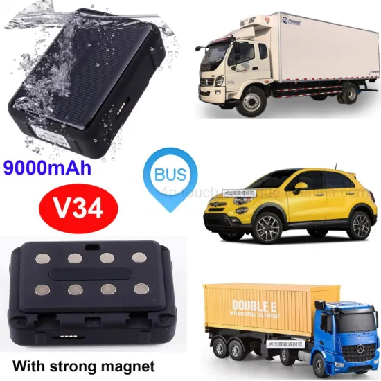 High Quality IP67 Waterproof 2G Strong Magnet fleet management Vehicle Car tracking GPS Motorcycle Tracker with Solar Charging V34