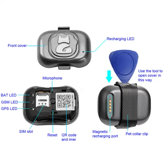 High quality Wholesale 2G waterproof IP67 accurate Mini GPS Tracker for Cats dogs pet with collar Y32