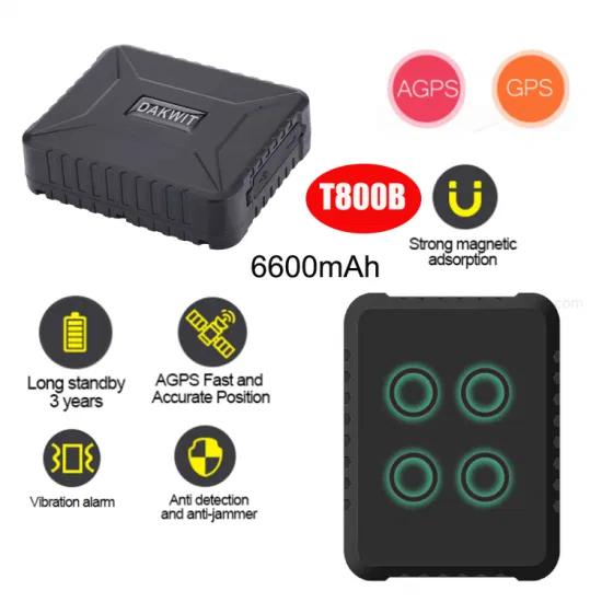 Hot Sale Long Battery Life GSM Strong Magnet Vehicle Tracking Tracker GPS with Remote Cut off Oil T800B