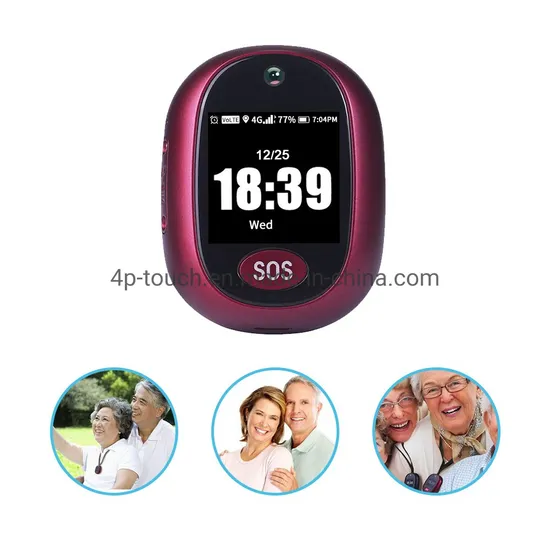 Hot Selling 4G LTE IP67 Waterproof Adults Healthcare SOS System Mini GPS Tracking Tracker with Fall Down Alert V45