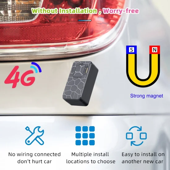 Long lasting magnetic 4G waterproof vehicle car GPS tracker with APP+Web+SMS GPS tracking system Y14