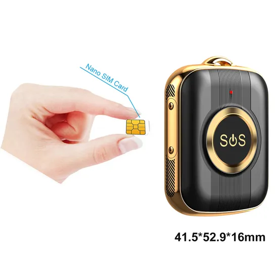 New 4G LTE IP67 Waterproof Portable Wearable Mini GPS Tracker with fall down detection for Safety Monitoring Y41