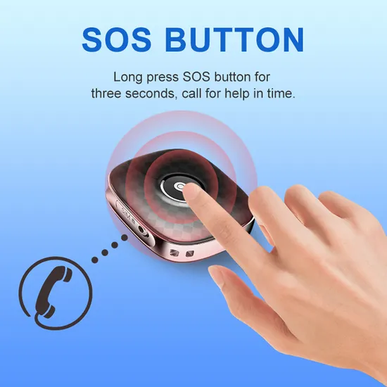 New Developed 4G LTE IP67 Waterproof Kids Elderly GPS Personal Tracker with SOS panic button for emergency PM04C