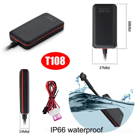 New Developed Mini Waterproof 2G Vehicle GPS Tracker for Car Tracking with ACC Anti-theft Alarm Fuel Capacity Detection T108