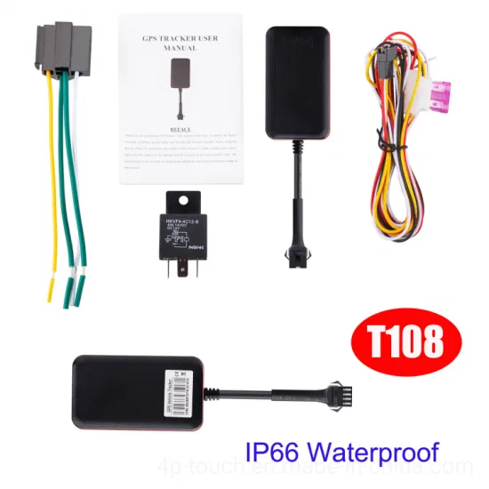 New Developed Mini Waterproof 2G Vehicle GPS Tracker for Car Tracking with ACC Anti-theft Alarm Fuel Capacity Detection T108