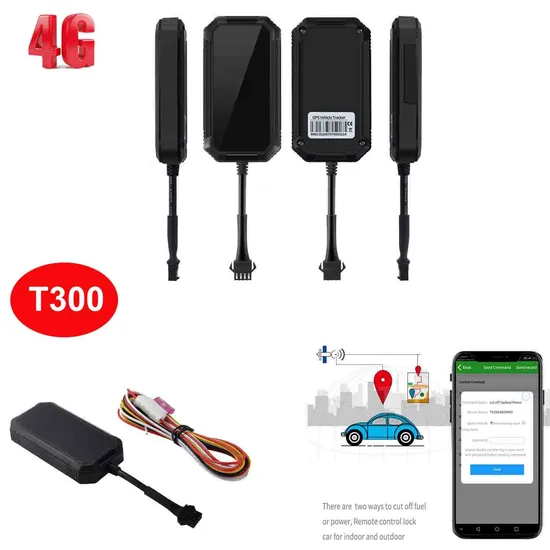 New Trendy 4G Automotive Vehicle Engine Cut and Resume Oil Remotely Tracker GPS Tracking Device for Car T300