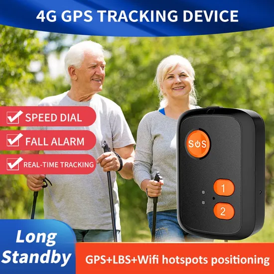 New developed 4G mini design Elderly Security Tracker GPS locator with fall down notification take medicine alert Y41E