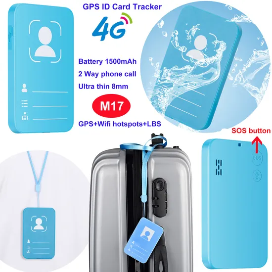 New launched 4G Student ID Card Tracking device GPS Tracker for school student M17