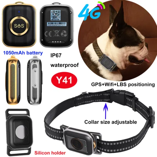 New launched China factory 4G Waterproof IP67 tiny design Dog pets security Mini GPS Tracker Y41