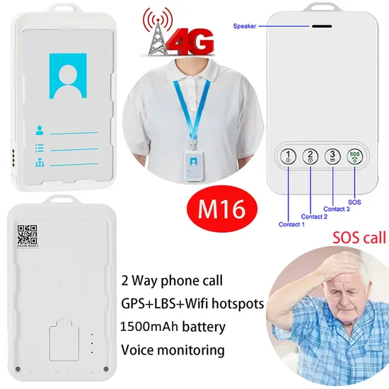 New mold 4G Anti lost Keys Luggages assets 1500mAh GPS ID Card tracker with listen in feature GEO-Fence alerts