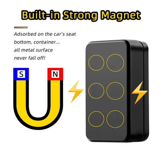 Newest mini magnetic GPS tracker real time anti-lost alarm GPS locator for child/ motorcycle/assets Y12