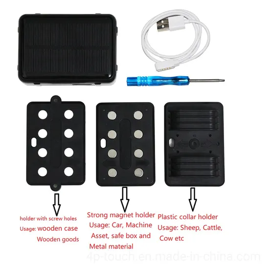 Quality 2G GSM IP67 Waterproof Solar Power Charged Long Working Hours Animal Livestock GPS Tracker Tracking Device V34