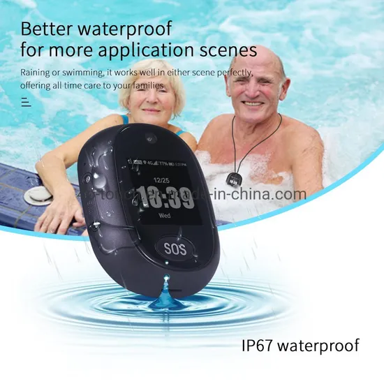 Top 4G IP67 Water resistance Personal Mini Tracking Tracker GPS with fall down detection SOS emergency call V45