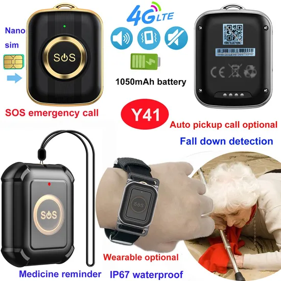 Wholesale 4G IP67 Waterproof Locator Smart Tracking Device Mini Tracker GPS with Fall down notification Y41