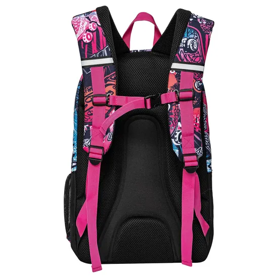 Outdoor Travel Woman Sport Backpack High School Students School Backpack with Colorful Zipper Back to School