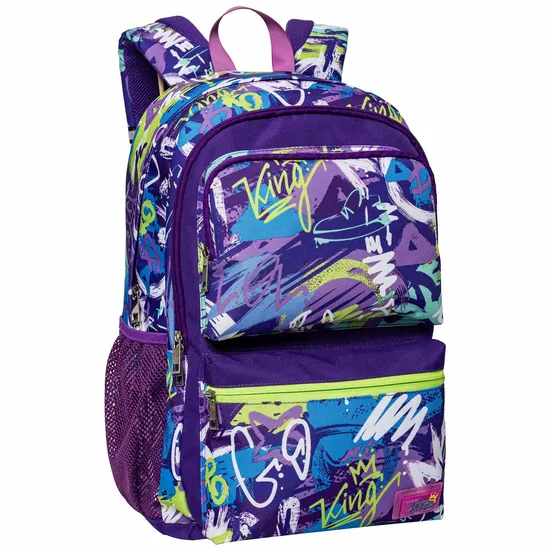 Printed Student Backpack Printed Outdoor Street Travel Backpack