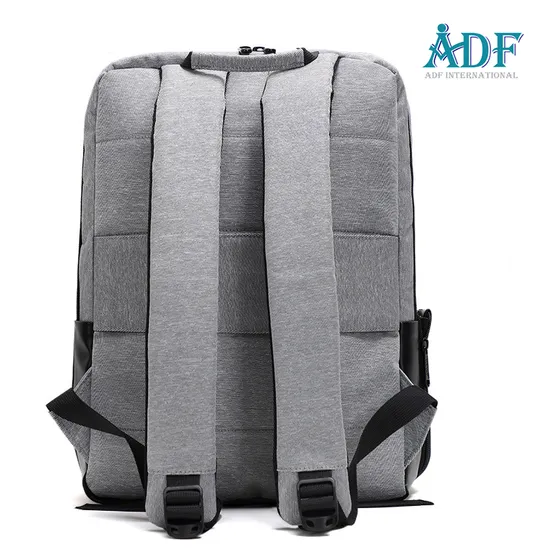 Adf Fashion Unisex Laptop Backpack with USB Charging Port and Luggage Strap