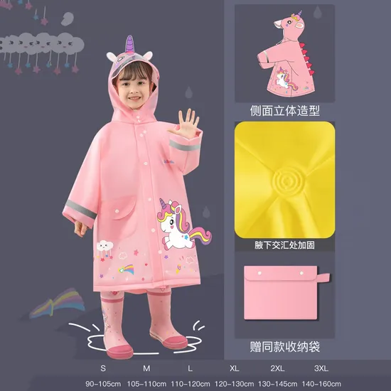 Durable Kids Rain Coat for All Weather Protection