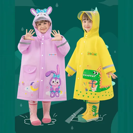 Durable Kids Rain Coat for All Weather Protection