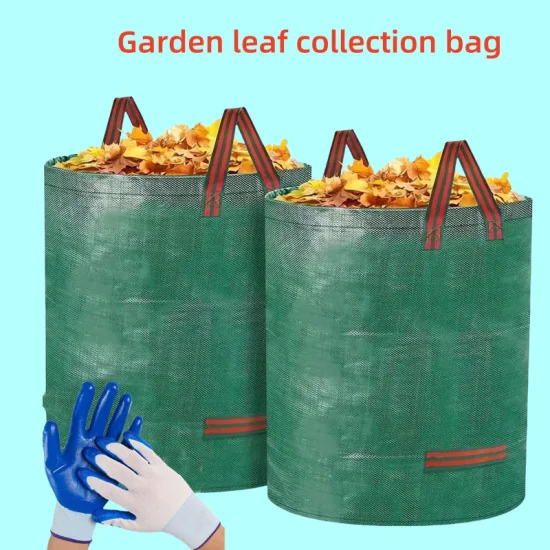 Garden Leaf Collection Bag Ultimate Leaf Collector Kit - 3 Pack Heavy Duty Yard Waste Bags Premium Leaf Collection Set - 3 Durable Yard Waste Bags