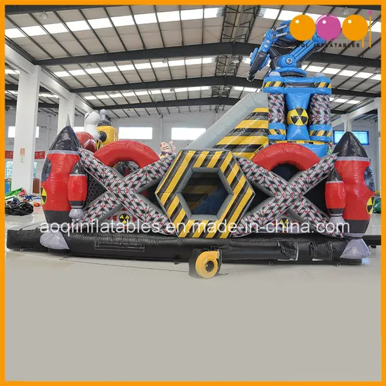 2017 New Design Robotic Hauler Slide Inflatable Kid Playing Slide (AQ01814)