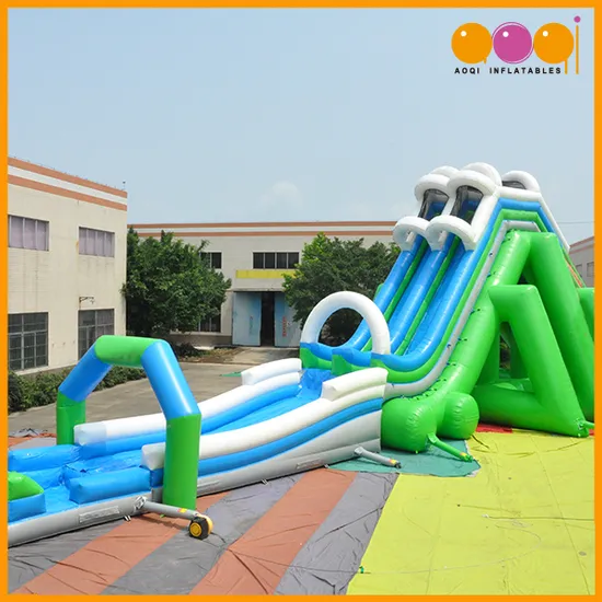 2019 Aoqi Commercial Giant Inflatable Water Slide for Adult