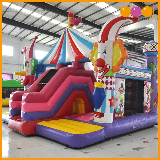 2019 New Designed Carnival Inflatable Funcity Game with Dry Slide for Kids