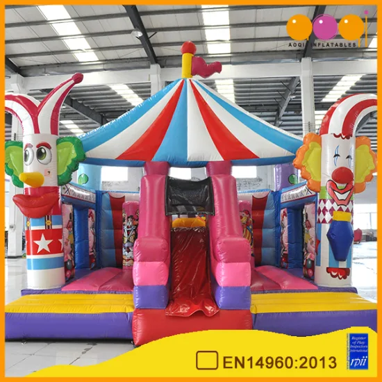 2019 New Designed Carnival Inflatable Funcity Game with Dry Slide for Kids