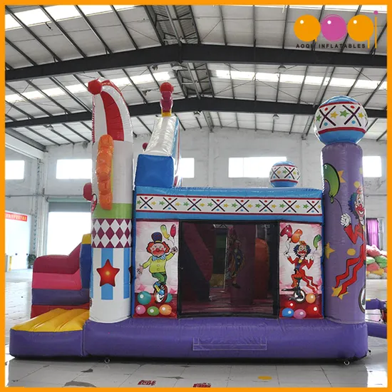 2019 New Designed Carnival Inflatable Funcity Game with Dry Slide for Kids